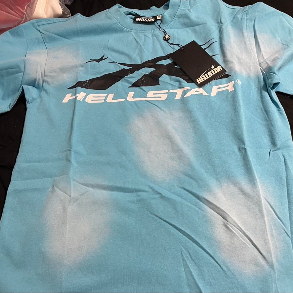 Hellstar Sky Blue Graphic Tee